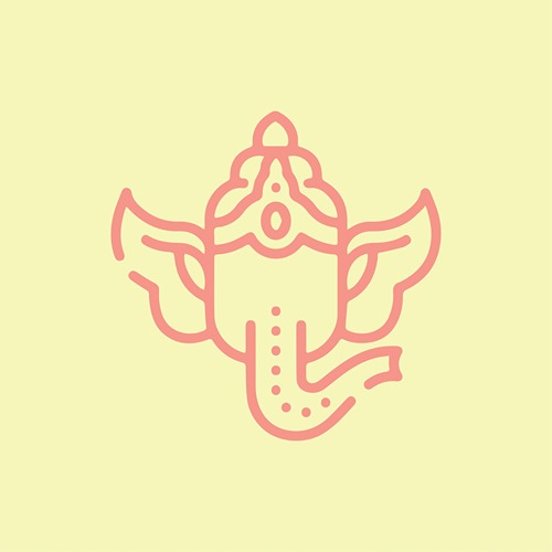 A custom graphic icon for Indra