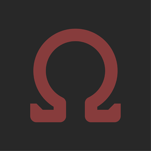 A custom graphic icon for Kratos
