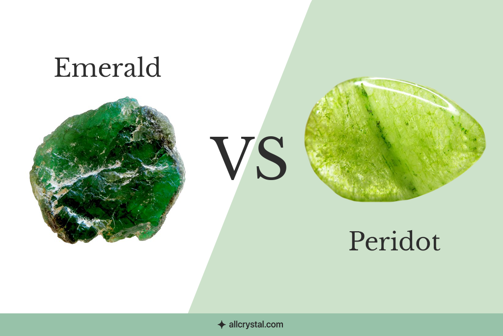 A custom featured graphic for Emerald vs Peridot