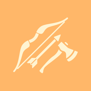 A custom graphic icon for Mixcoatl