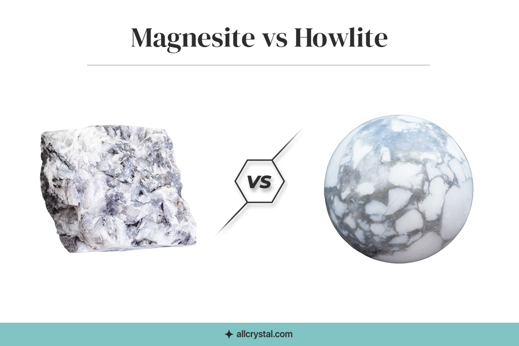 A custom graphic for Magnesite vs Howlite