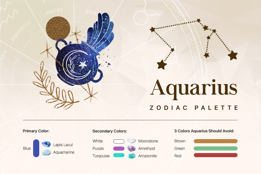 graphic design table for Aquarius Color Palette