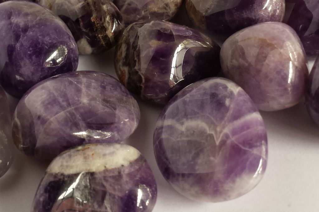 Different kind of Chevron Amethyst crystal