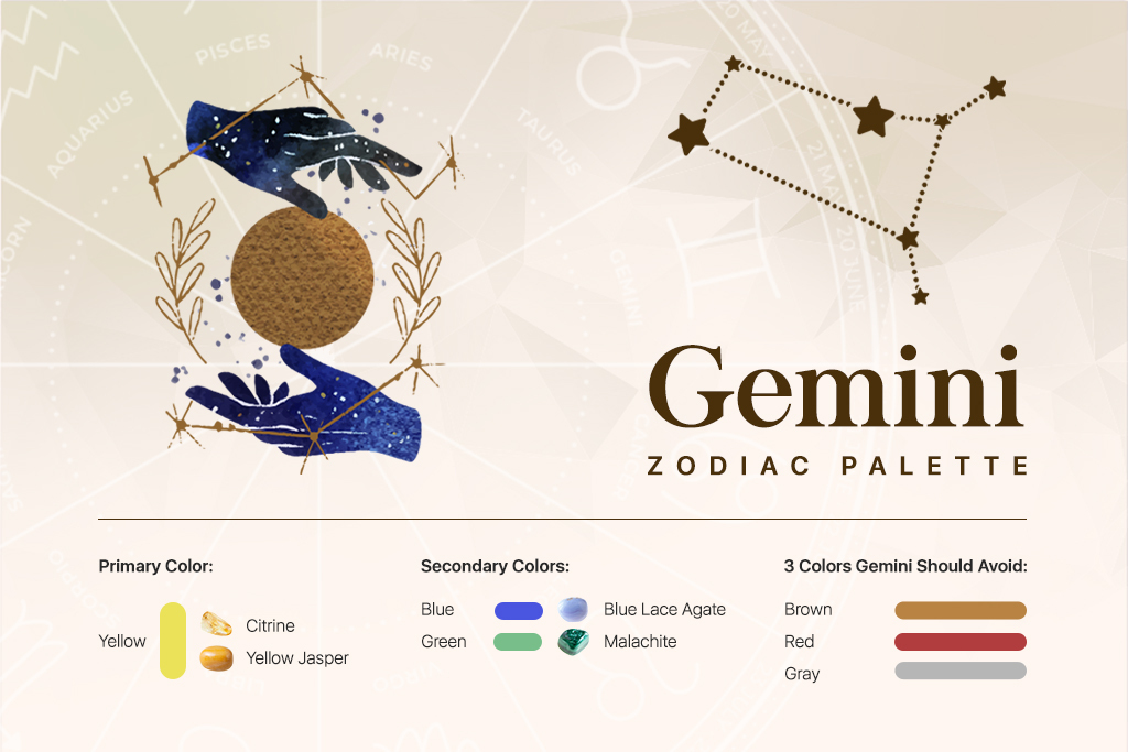 graphic design table for Gemini Color Palette