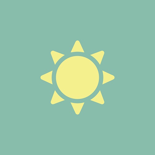 A custom graphic icon for Dazhbog