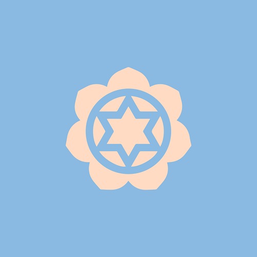 A custom graphic icon for Dhanvantri