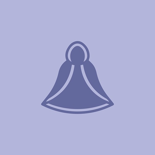 A custom graphic icon for Santa Muerte