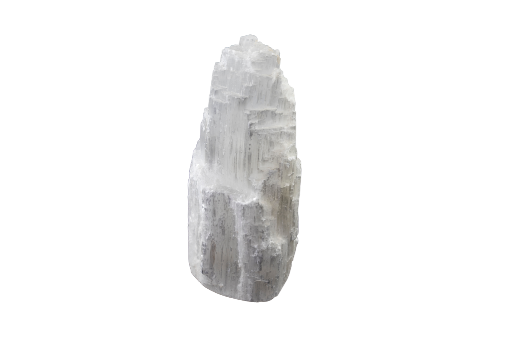 Selenite with white background 