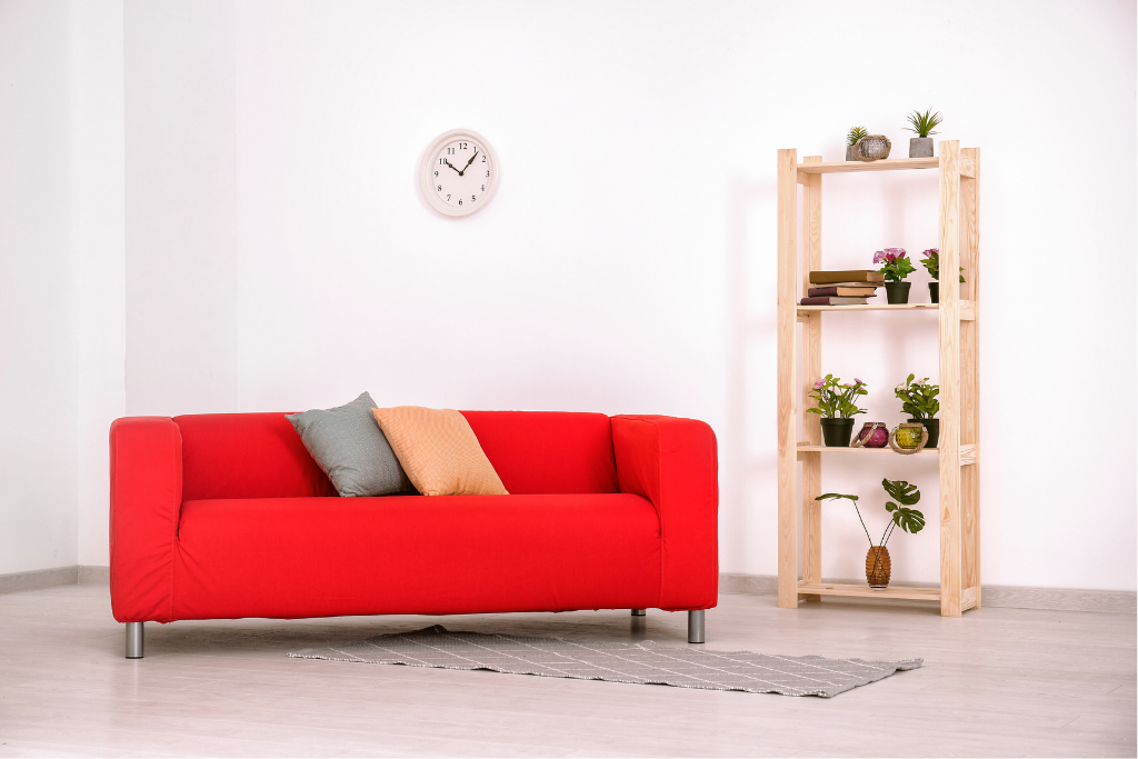 aries home decor with red theme