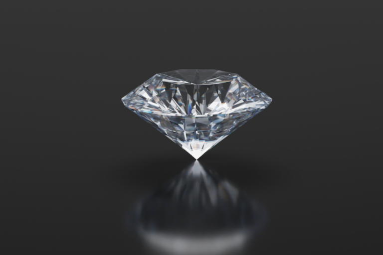 diamond on dark background