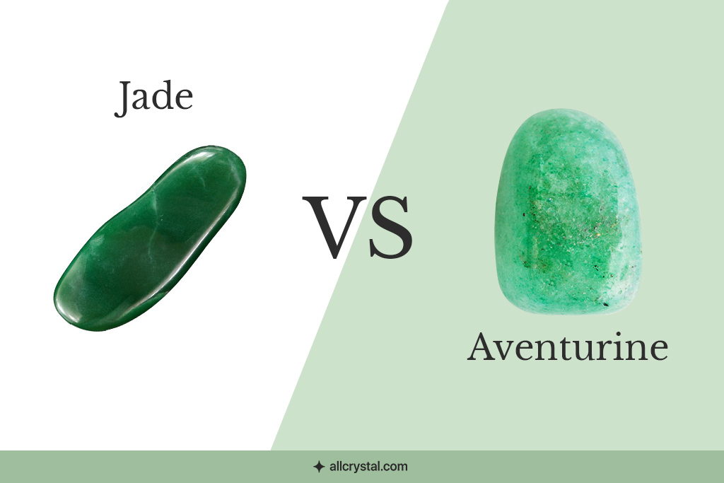 A custom featured graphic for jade vs aventurine