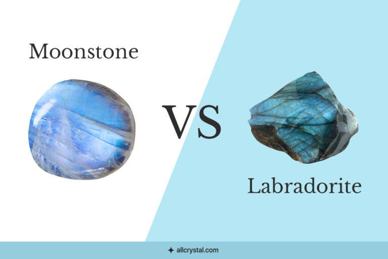 A custom featured graphic for moonstone vs labradorite