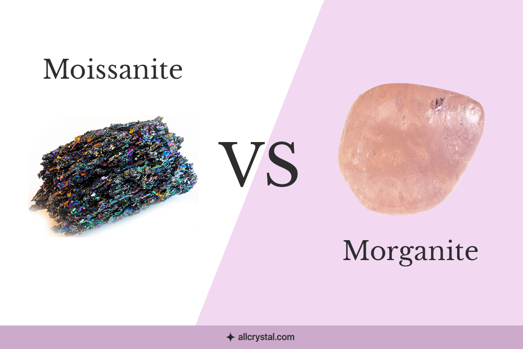 morganite vs moissanite