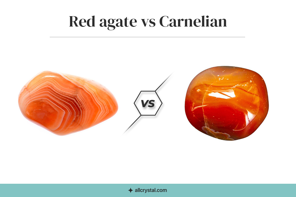 A custom graphic for Red Agate vs Carnelian