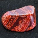 brecciated jasper on dark background