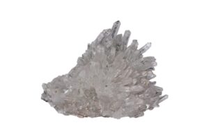 A Himalayan Quartz on a white background