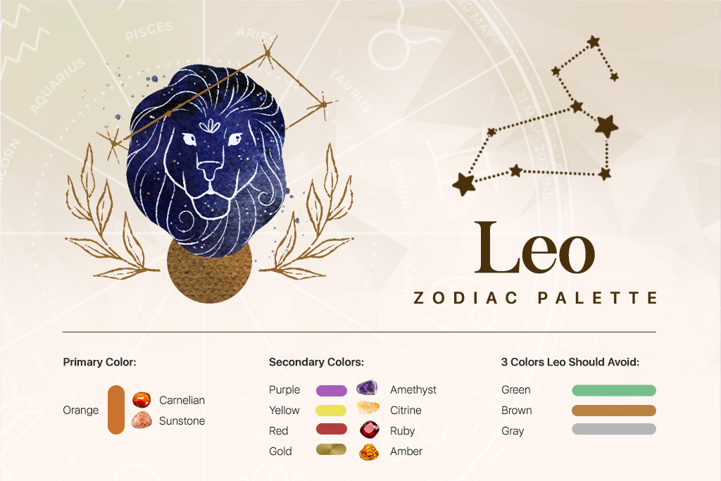 graphic design table for Leo Color Palette