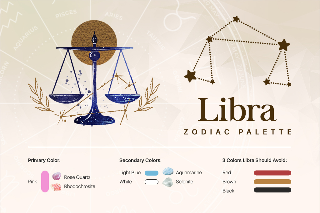 graphic design table for Libra Color Palette