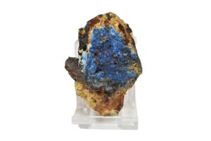 Linarite on a white background