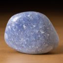 Dumortierite Quartz on brown table