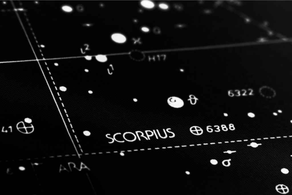 Scorpius graphic constellation