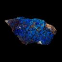 azurite on dark background