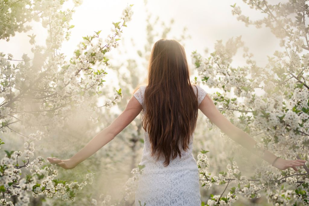 woman wandering alone