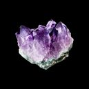 amethyst on dark background