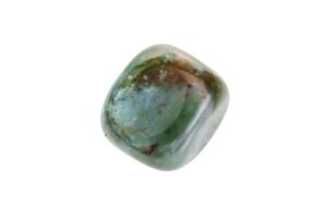 blood jasper on white background