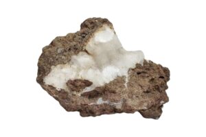 mordenite on white background