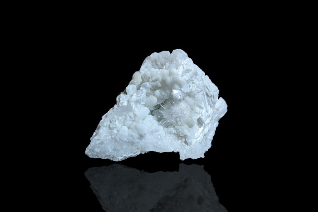 okenite on dark background