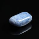 blue quartz on dark background