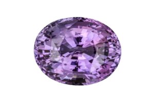 purple sapphire on white background