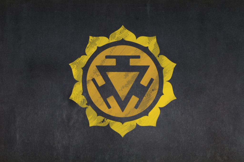 solar plexus chakra symbol