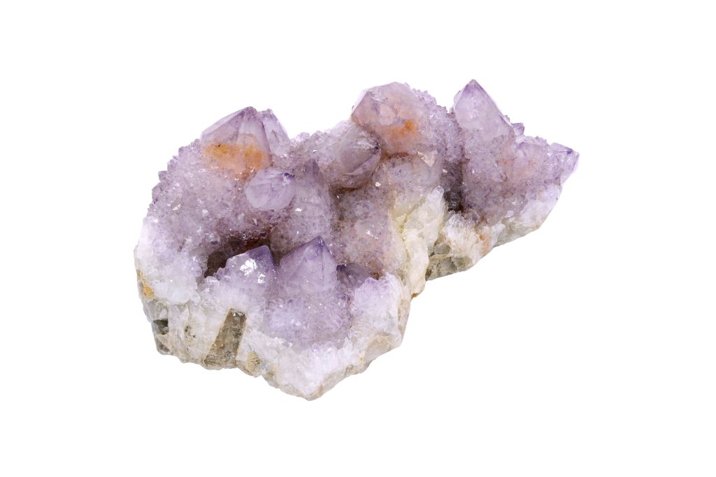 spirit quartz on white background