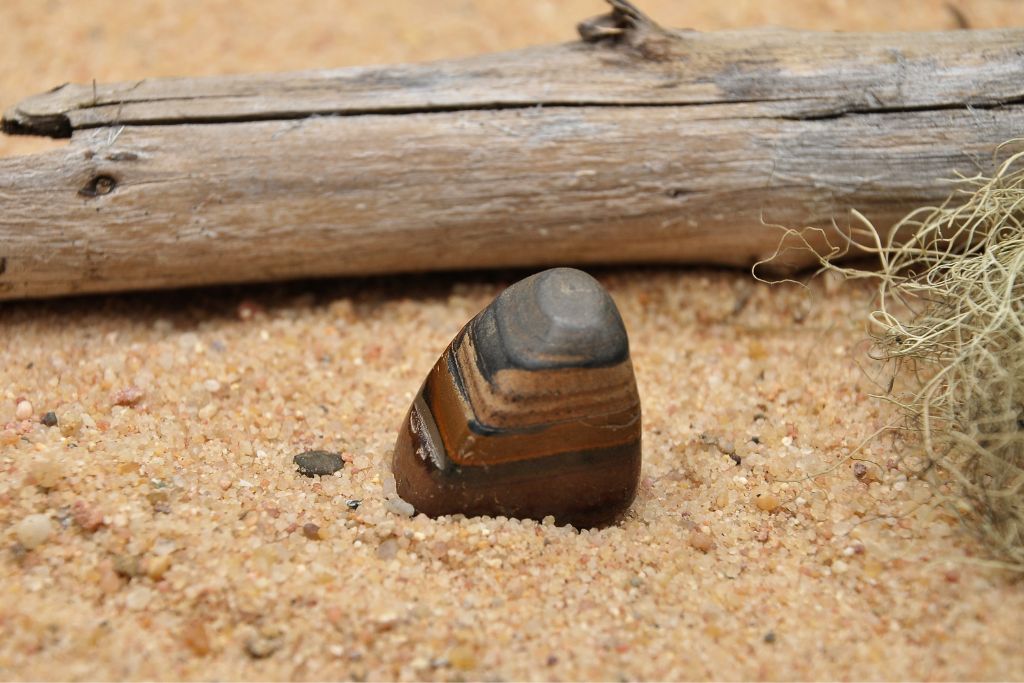 tiger iron on beach