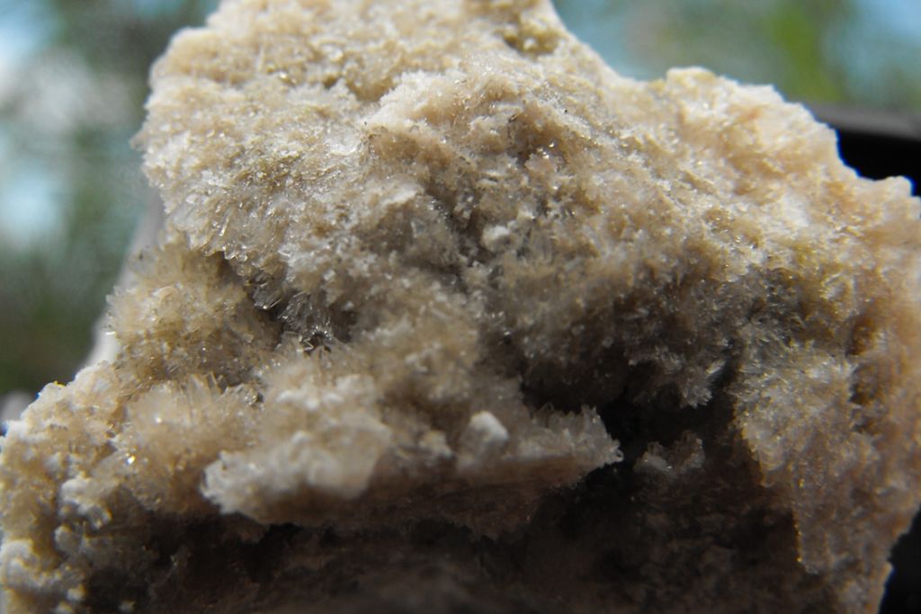 Burkeite crystal close up image