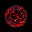 Mozambique Garnet on dark background