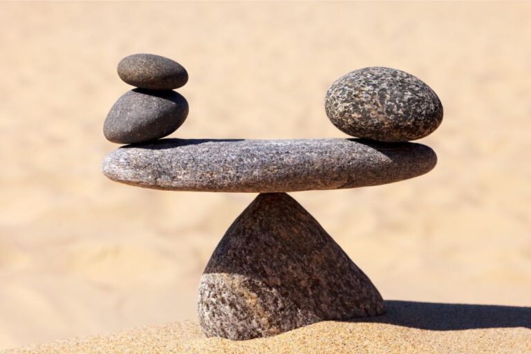 stones balancing depicting emotional balance