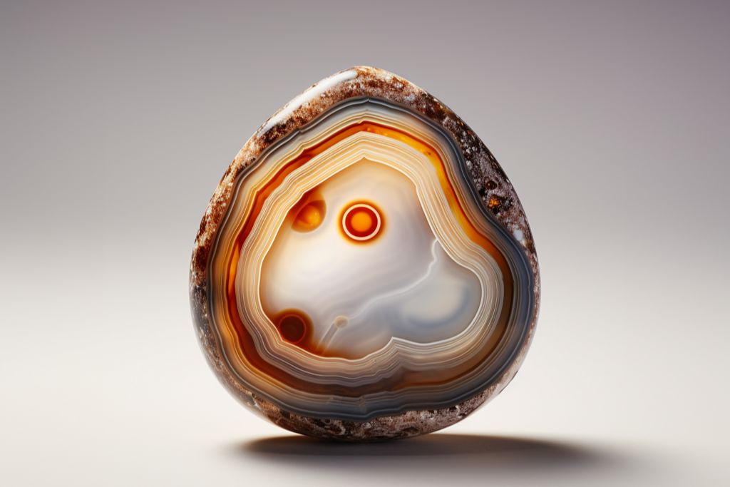 eye agate on lifestyle background