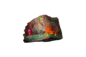 nevada opal on white background