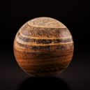 picture jasper sphere on dark background