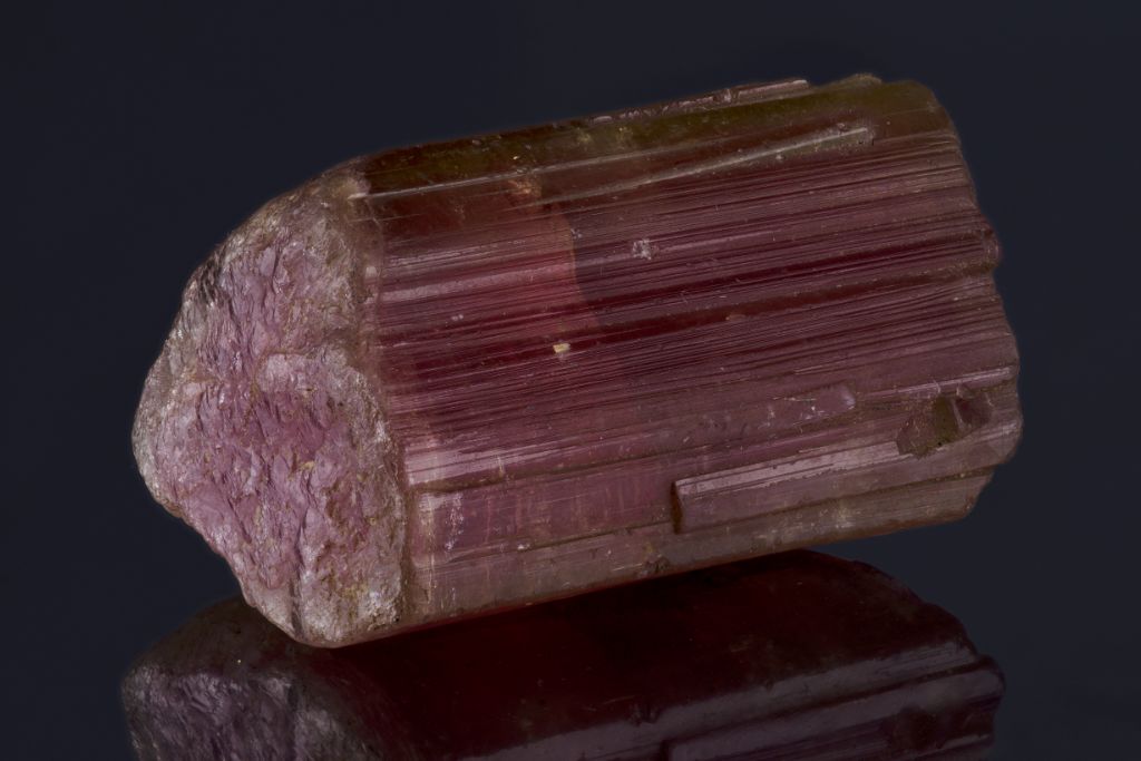 rubillite on dark background