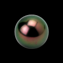 tahitian pearl on dark background