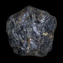 Chalcocite stone on dark background