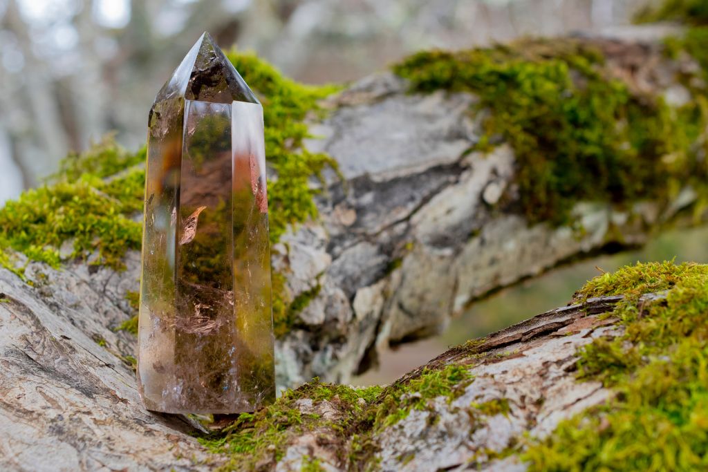 Crystal Obelisk in nature 