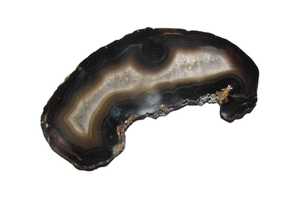 Onyx Geode with white background