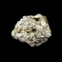 Pyrite on dark background