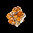 Spessartine Garnet on dark background