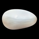 White agate on dark background